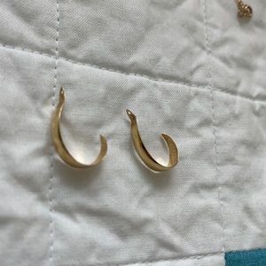 14kt yellow gold stud earring enhancers